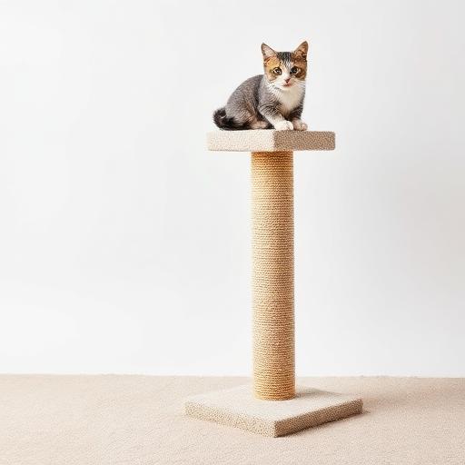 Cat Scratching Post Tower 32 inch - Sisal Rope Activity Tree